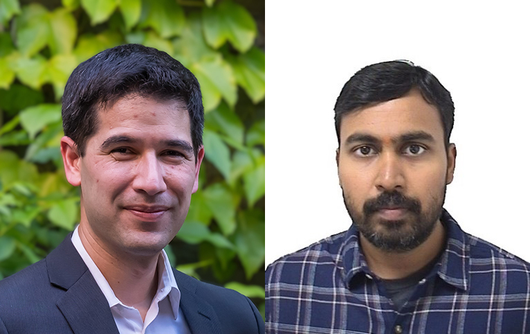 Dr. Benjamin Yee (left) and Dr. Hema Swaroop Mopidevi