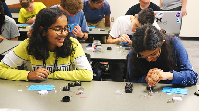 Students at Electrify Camp