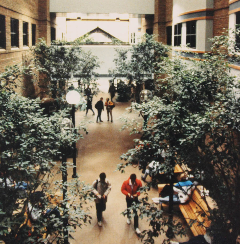 EECS Atrium in 1988