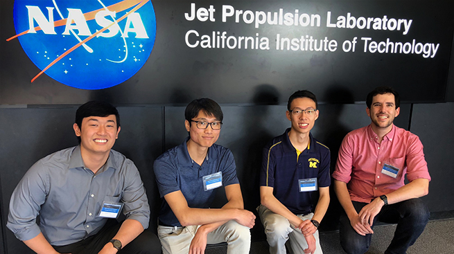 Students at JPL in CA