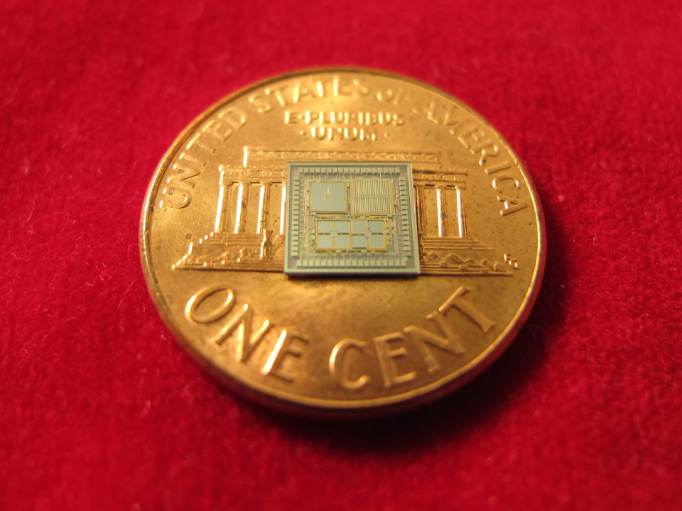 MEMS device on a penny