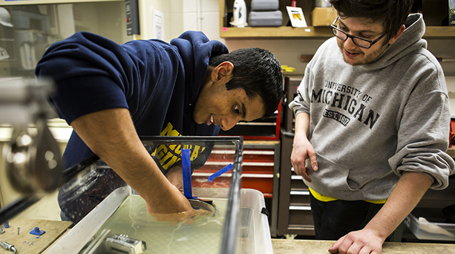 Students in lab