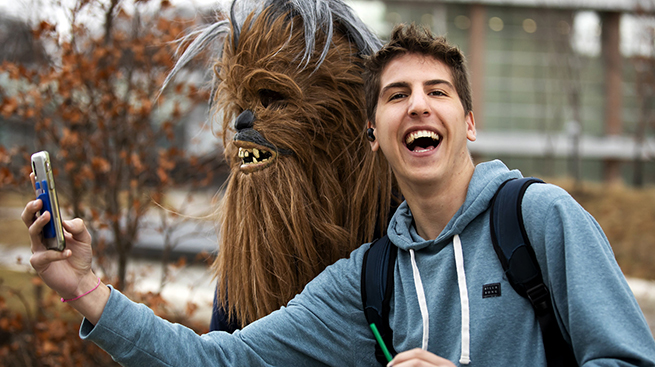 Chewbacca and student
