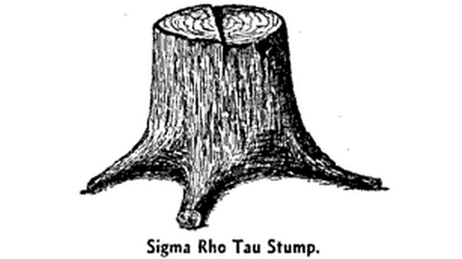 Sigma Rho Tau Stump